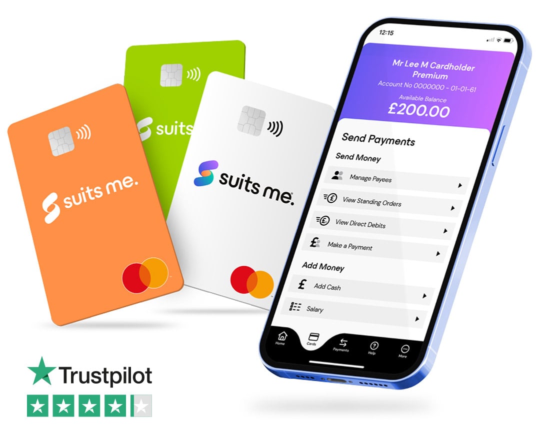 Suits Me debit cards and mobile app for money makers
